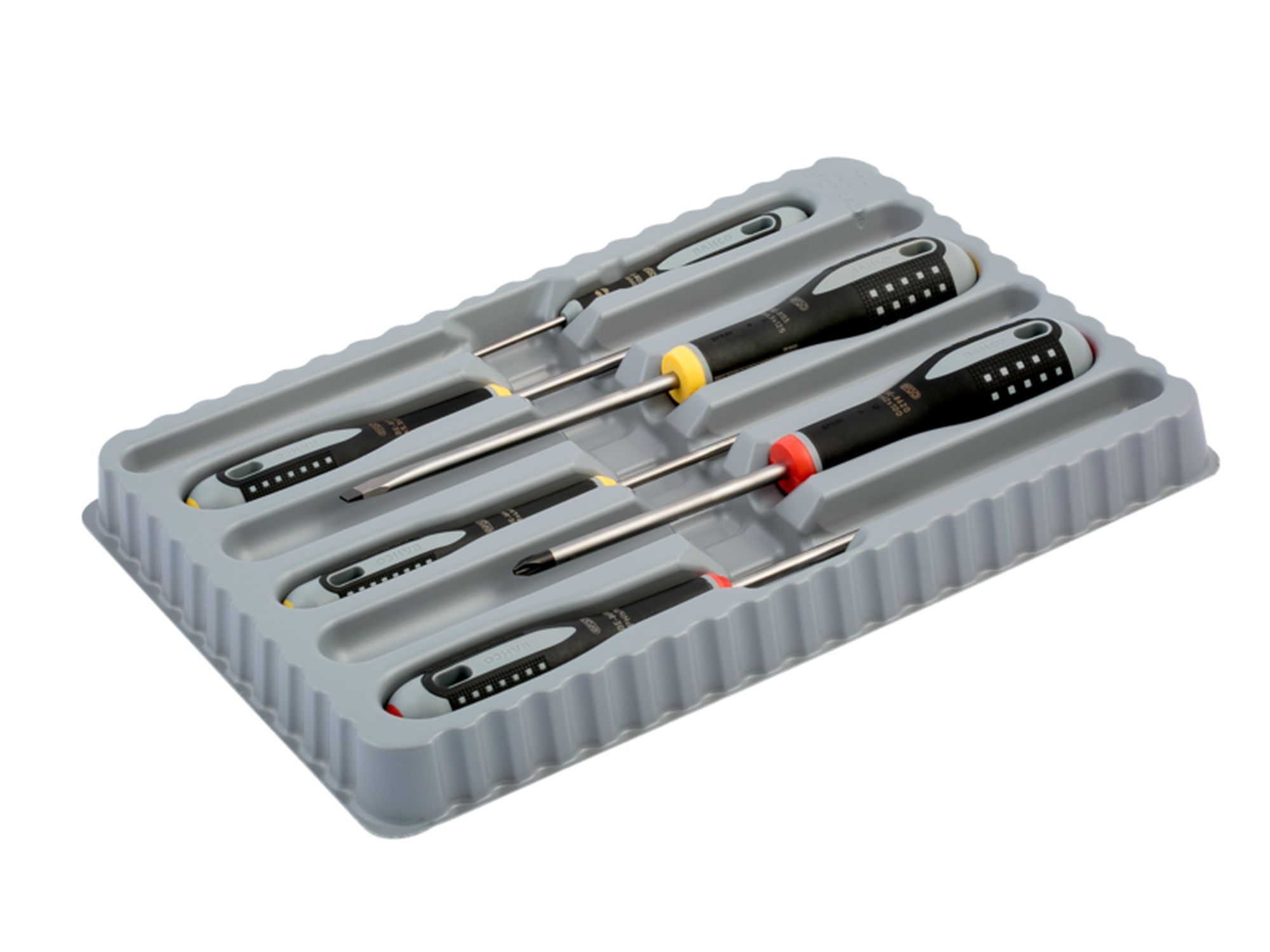 Juego de 6 destornilladores para ranurados y Phillips ERGO™ con agarre de goma