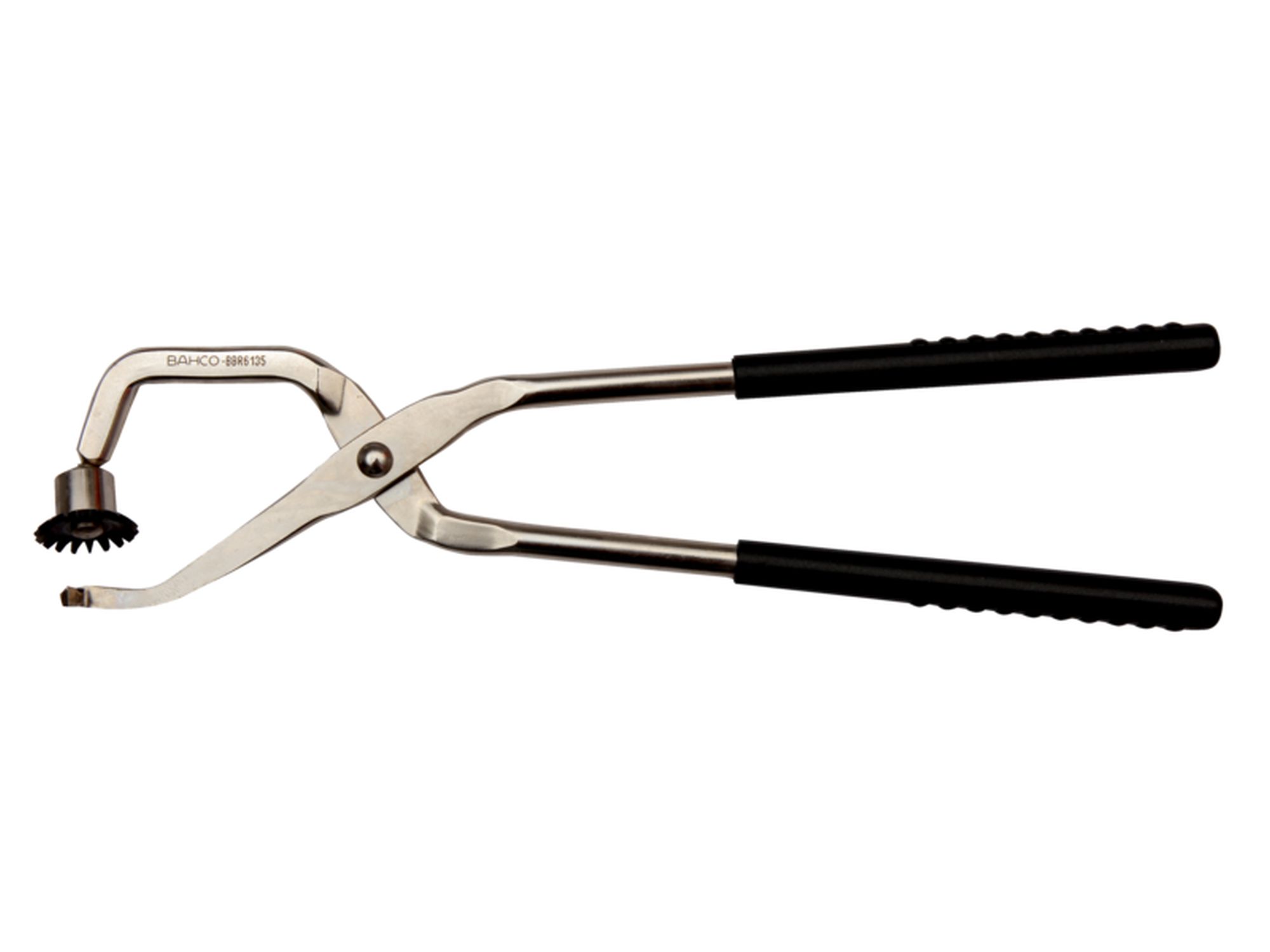 Tenaza para muelles de freno con cabeza oscilante