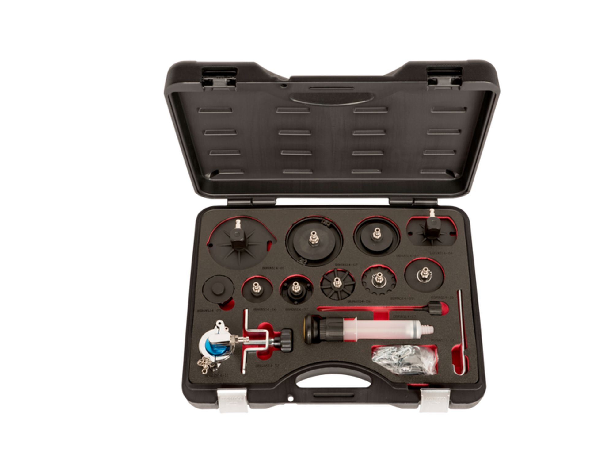 Juego de adaptadores para tapones de líquido de frenos