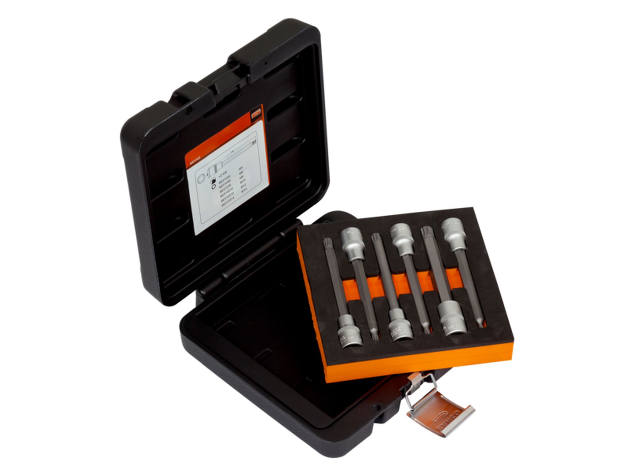 Juego de 6 vasos de 1/2 con punta XZN, adecuado para motores