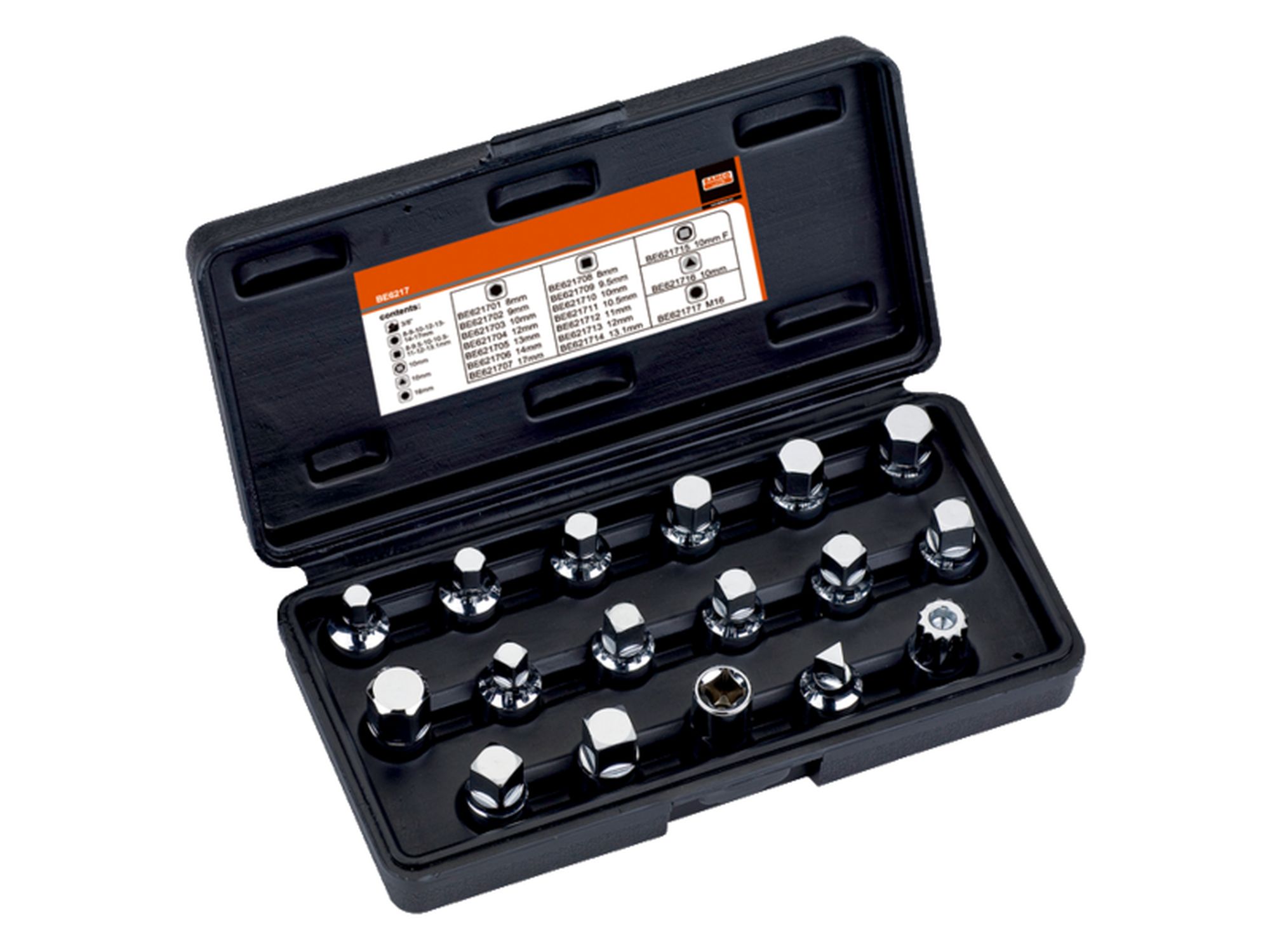 Juego de 17 vasos para cambio de aceite