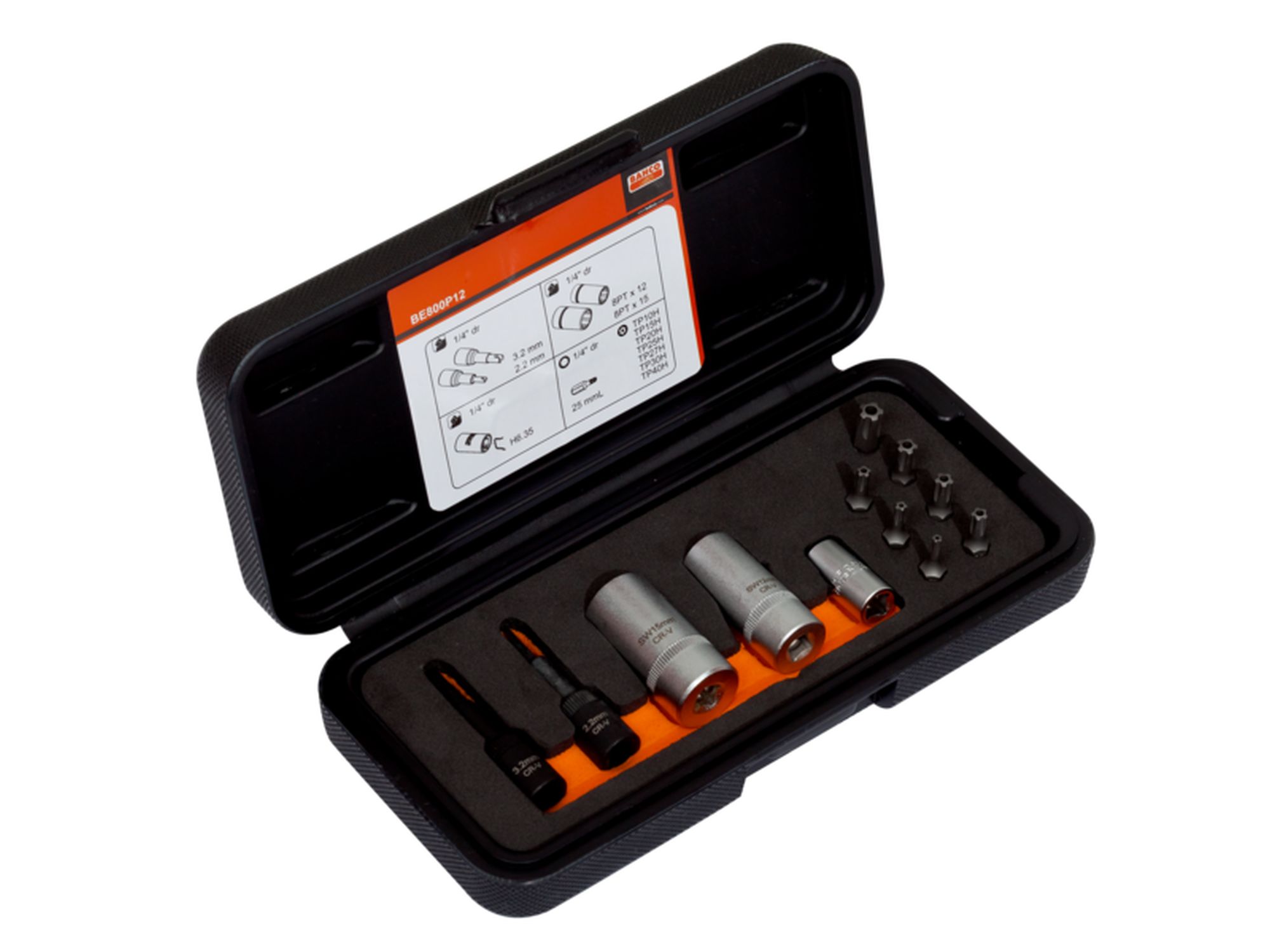 Juego de herramientas para reparación de A/A 12 pzas