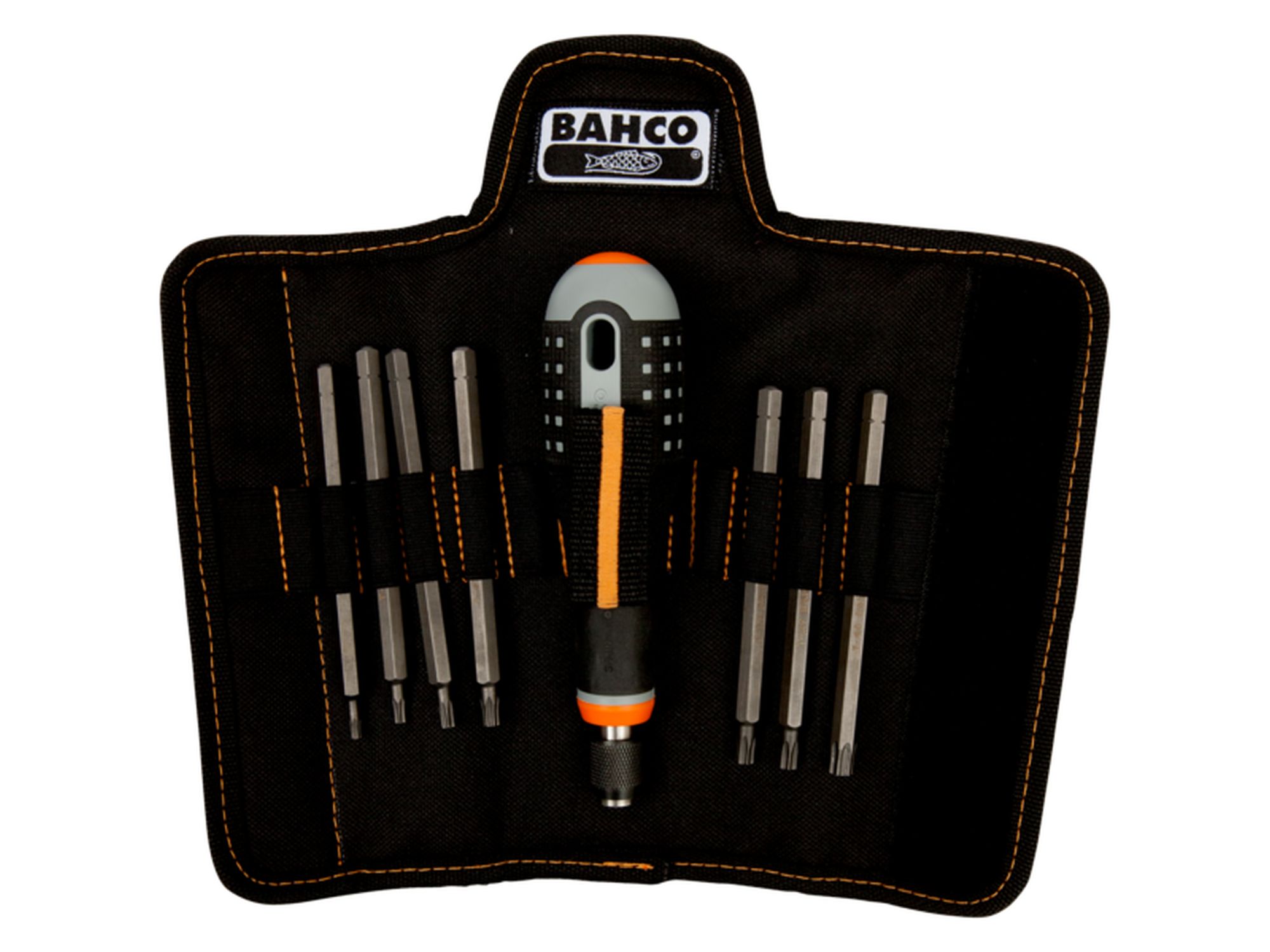 Destornillador ERGO™ con juego de varillas intercambiables ranuradas/Phillips/TORX® (8 piezas)