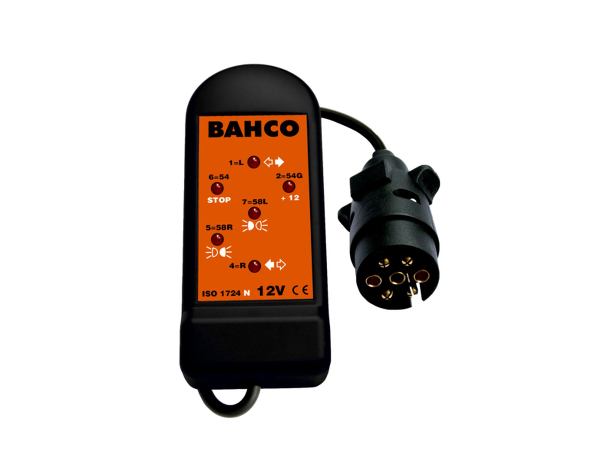 Comprobador toma de remolque 7 polos 12V