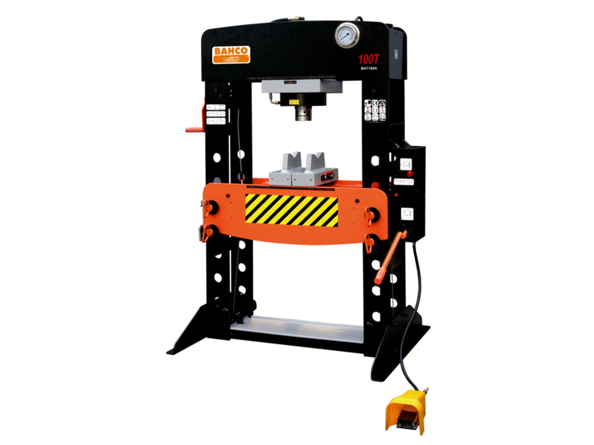 Prensa pistón deslizante y c/pedal 100Tn