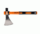 Hacha camping con mango de fibra de vidrio y hoja de modelo francés de 380 mm y 1,07 kg
