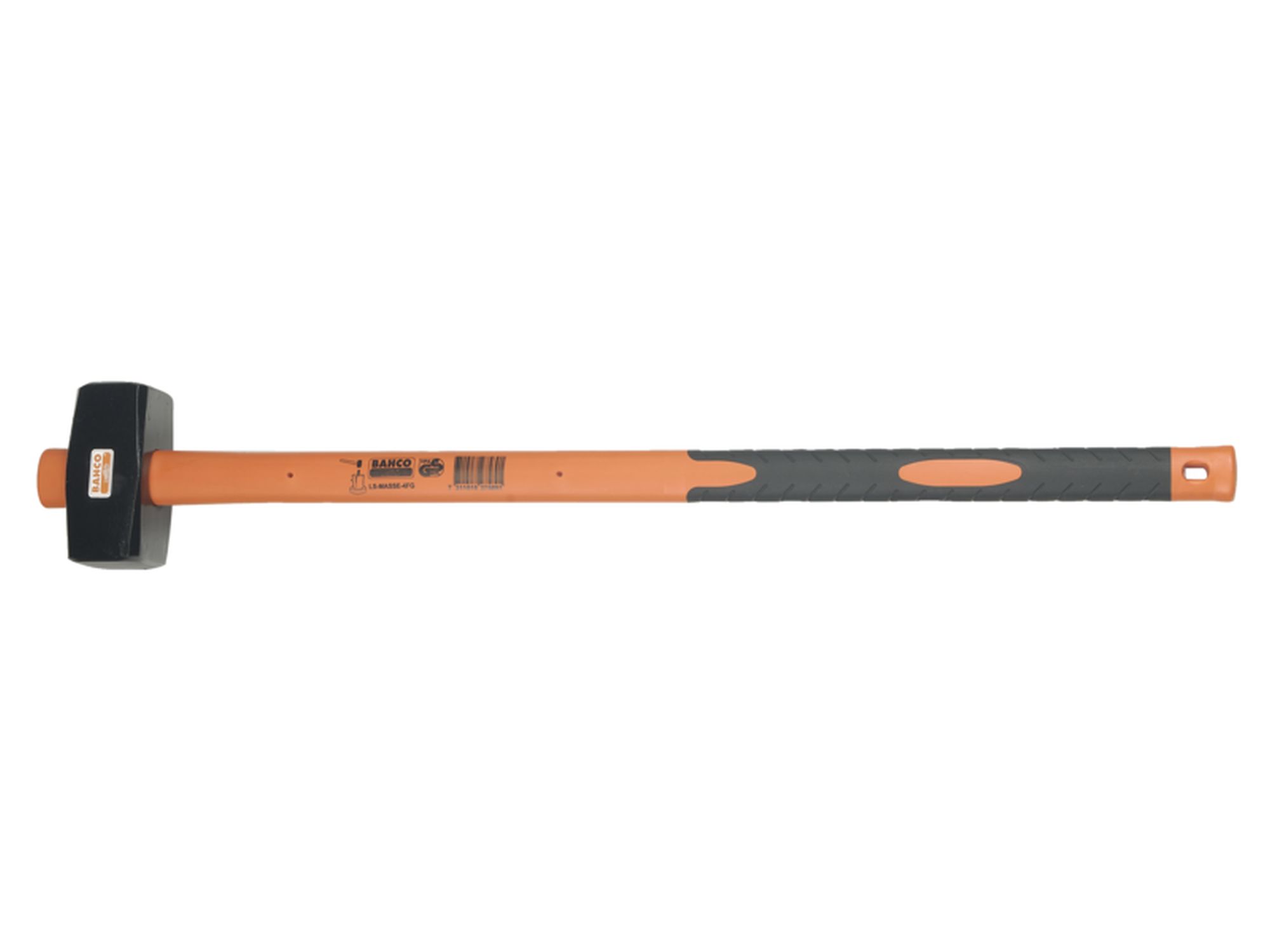 Maza con mango de fresno y dos caras planas de 900 mm y 4,3 kg