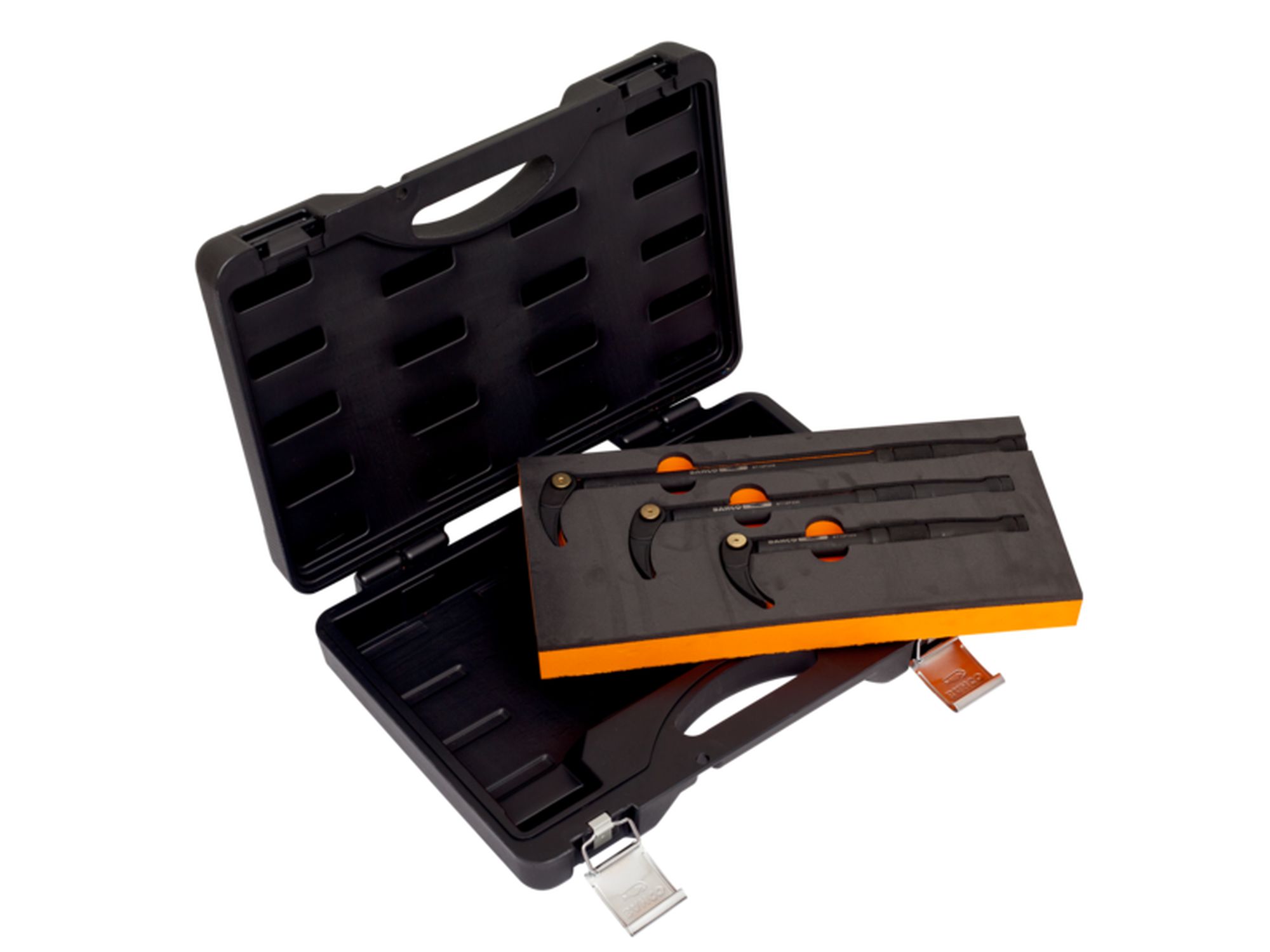 Juego de tres palancas articuladas