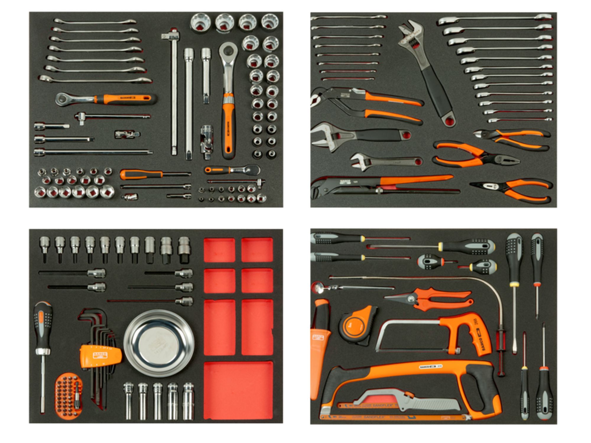 Juego de 4 foams (195 piezas)