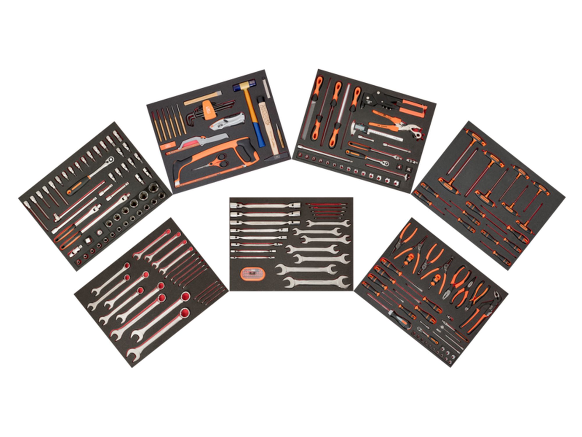 Composición de 7 foams para MRO (256 piezas)