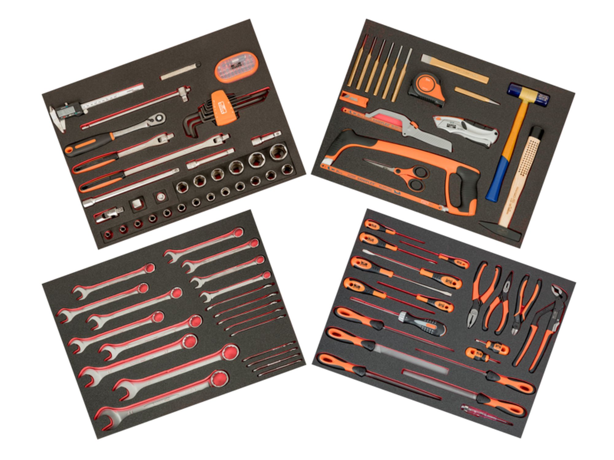 Composición de 4 foams para MRO (147 piezas)