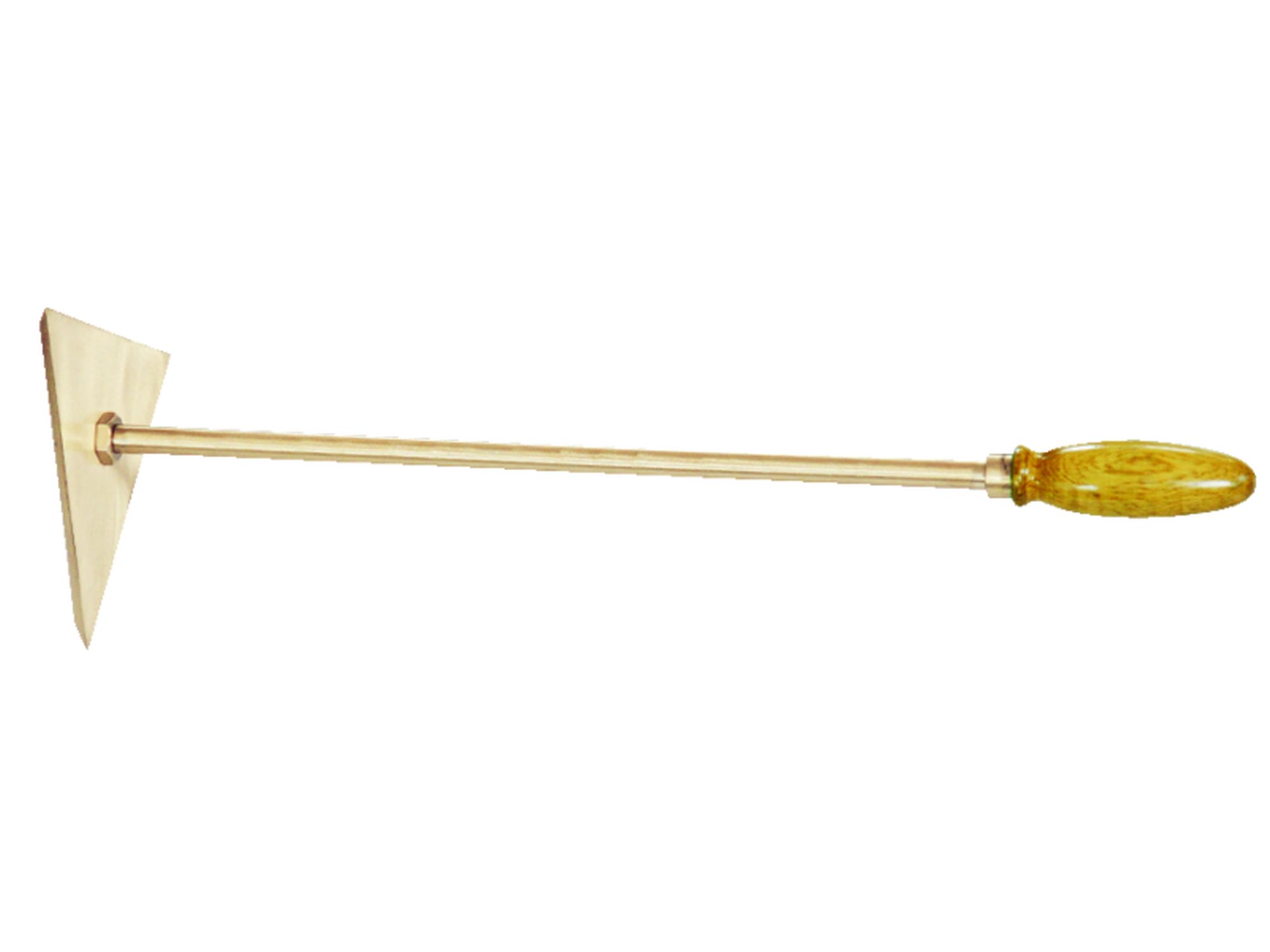 Rasqueta triangular, anti-chispa de aluminio bronce (470 mm)