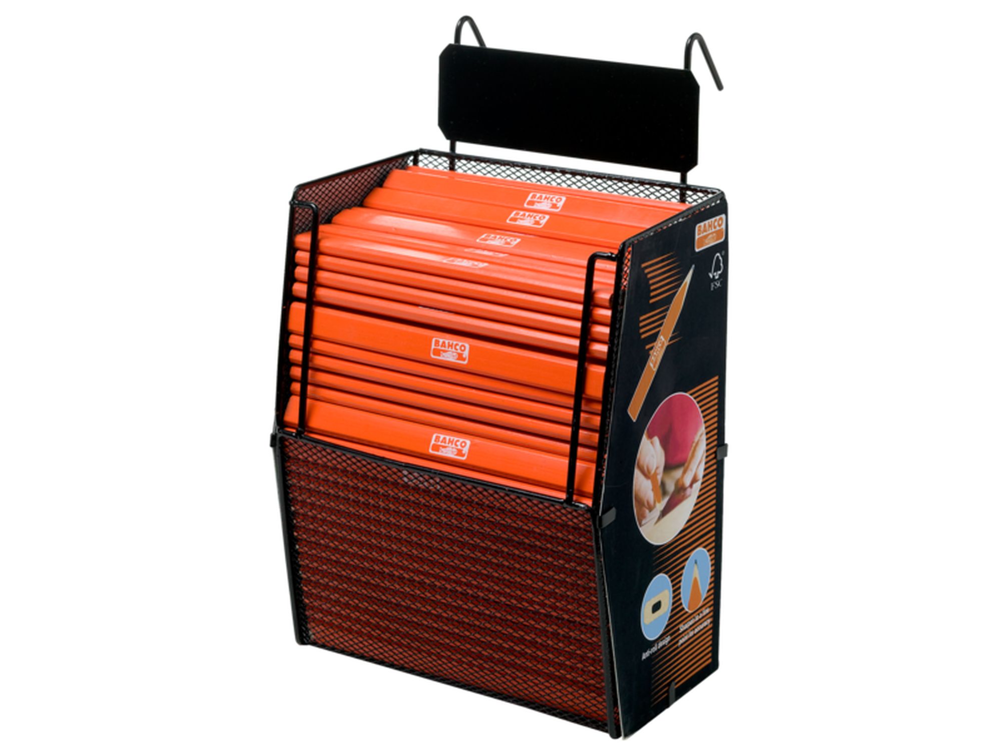 Lápiz Grado HB, 180 mm: 200 unidades/expositor