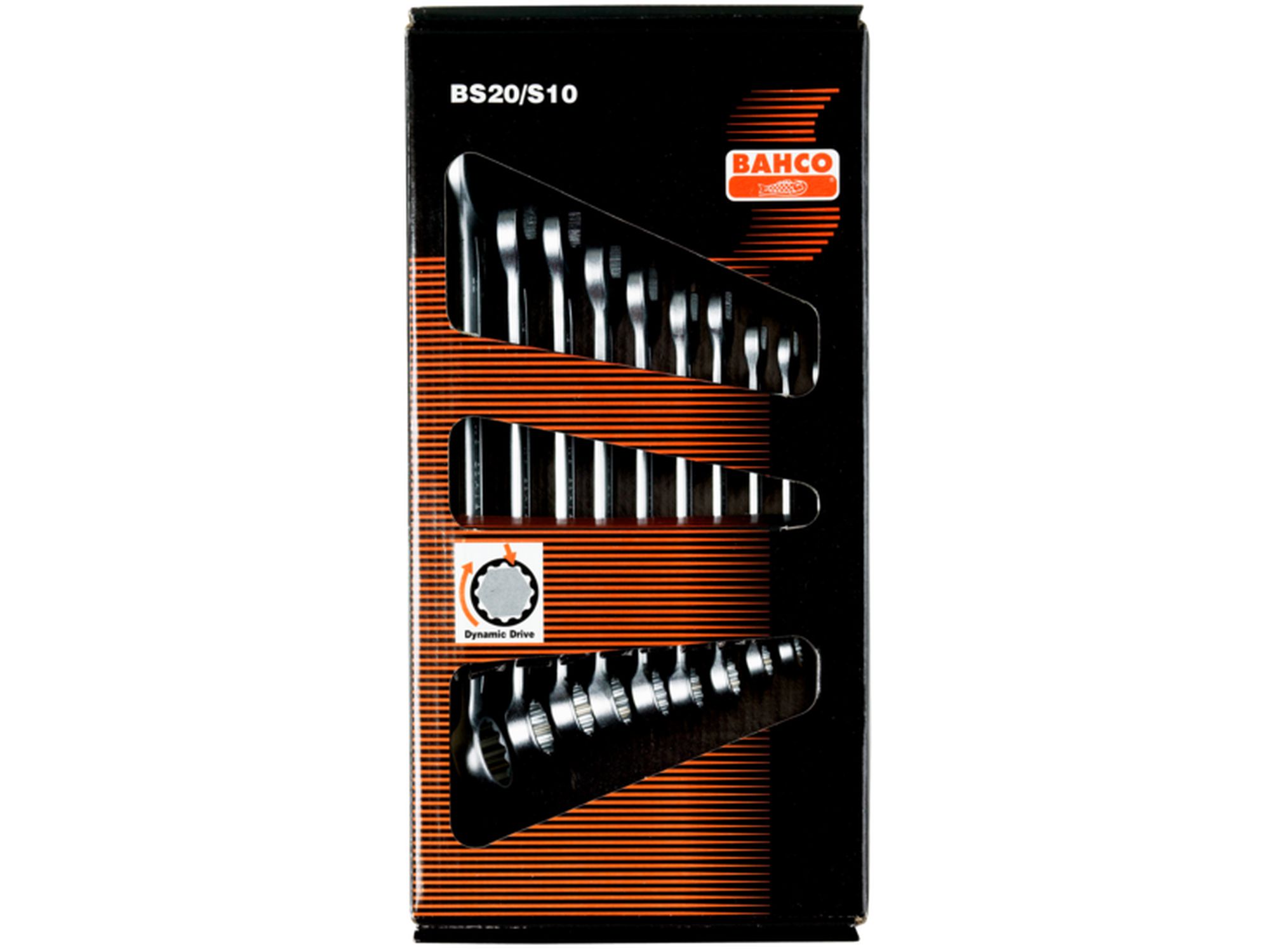 Juego de llaves combinadas métricas (10 piezas/caja)