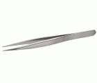 Pinzas de alta precisión, anti-magnéticas y de acero inoxidable con cantos planos y puntas gruesas, 120 mm