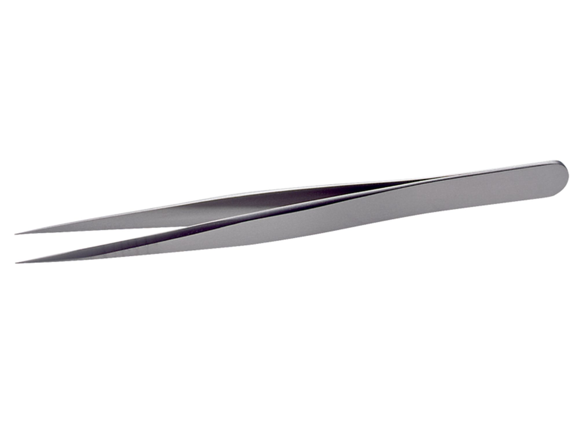 Pinzas de alta precisión, anti-magnéticas y de titanio con puntas muy puntiagudas, 110 mm