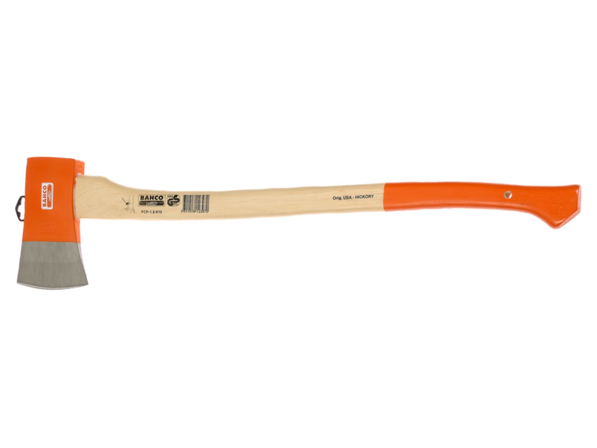 Hacha de tumba de tipo canadiense con mango de madera de nogal de 850 mm y 3 kg