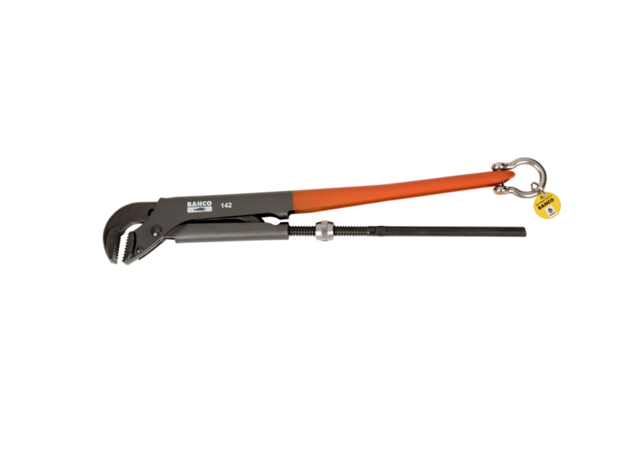 Llaves para tubos de 90° modelo sueco con argolla de seguridad de 210 mm