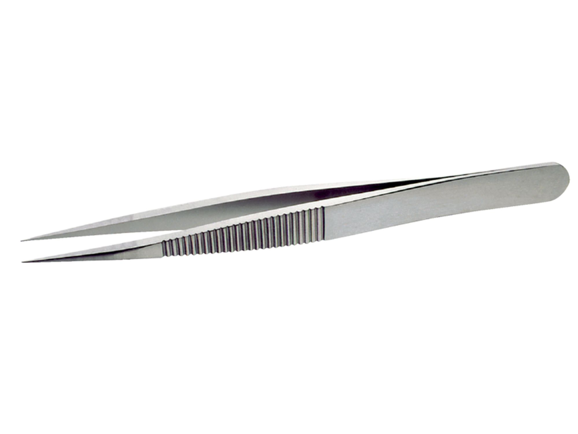 Pinzas industriales de alta precisión con puntas fuertes y agarre dentado, 110 mm