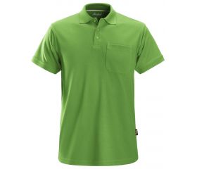 2708 Polo de manga corta clásico verde manzana