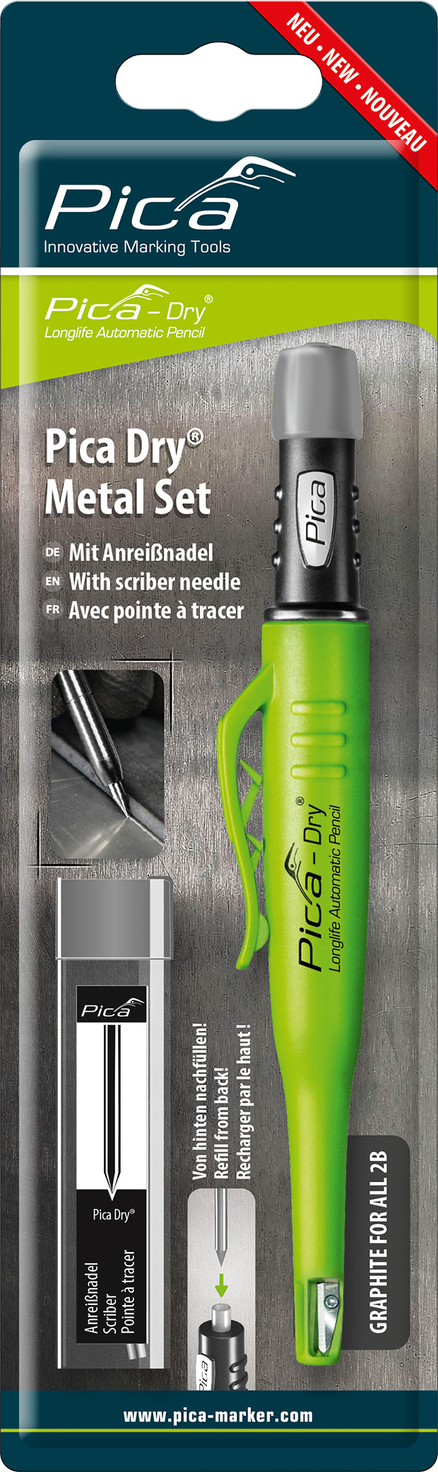 Pack Pica Dry + punta trazadora de metal duro