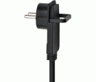 Alargador eléctrico IP20 H05VV-F 3G1,5 con clavija plana para uso en interiores