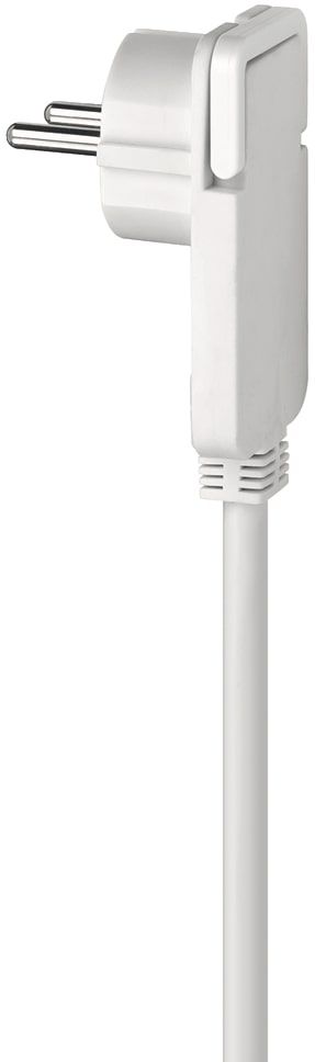 Alargador eléctrico IP20 H05VV-F 3G1,5 con clavija plana para uso en  interiores