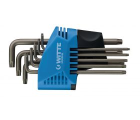 Juego de 8 llaves Torx acodadas