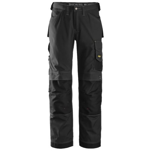 Pantalones largos de trabajo Rip-Stop 3313 Negro