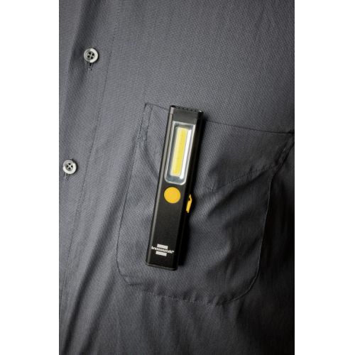 Linterna de trabajo LED con clip y batería recargable PL 200 (200 lm)