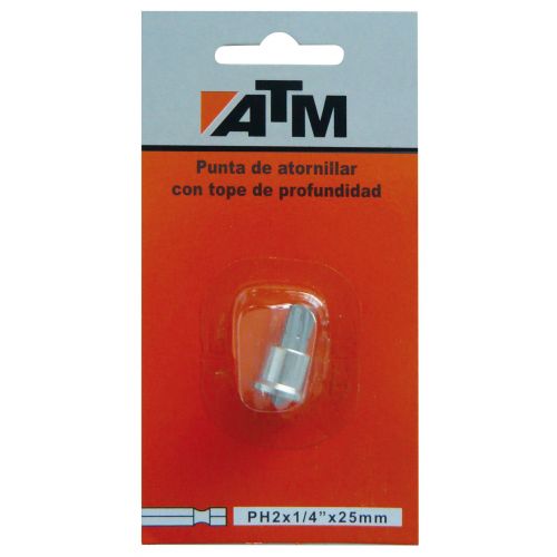 Puntas de atornillar con tope de profundidad en blister individual (PH2x1/4"; Largo 50 mm)