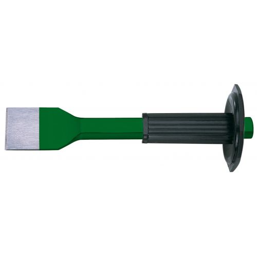 Cincel para ranuras con empuñadura de seguridad Serie verde (Largo 250 mm; Cabeza 71 mm)