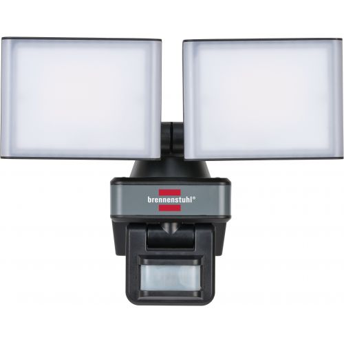 Foco LED doble de pared WF con protección IP54, control con app via WIFI y con detector de movimiento