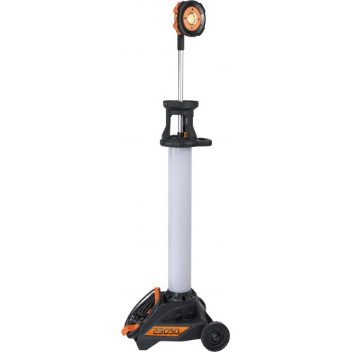 Foco de trabajo LED TU 23050 M con telescopio extensible para obra o industria, IP54 - Professional LINE