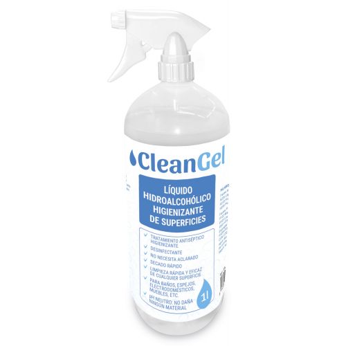 Líquido hidroalcohólico higienizante de superficies CleanGel