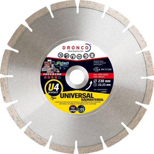 Disco de diamante Superior U4 Protect Universal obra Ø 125 mm