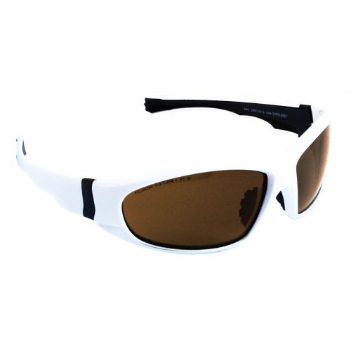 Gafas de seguridad EAGLE Polarizada Marrón Montura Blanca