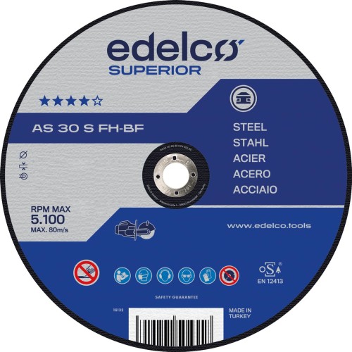 Disco de corte metal AS 30 S-FH (300x22 mm)