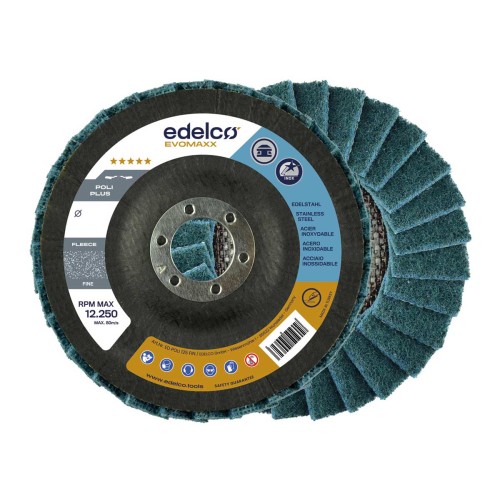 Disco de fibra sin tejer y grano fino Poli Plus 3 (115 mm)