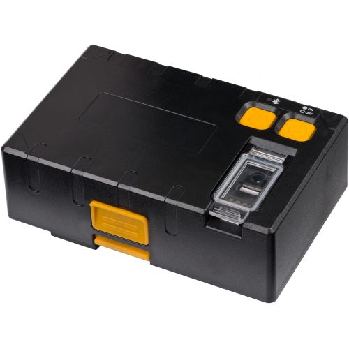 Foco LED portátil BLUMO con batería recargable y altavoces Bluetooth