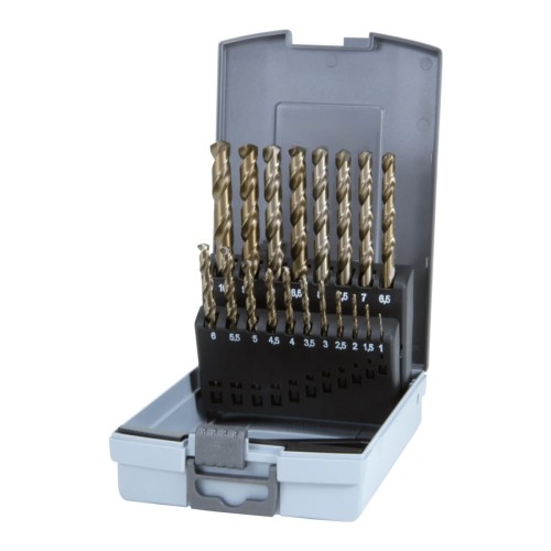 Juego de brocas HSS-E Co5 M35 para metal DIN 338 tipo N serie 113 Superior