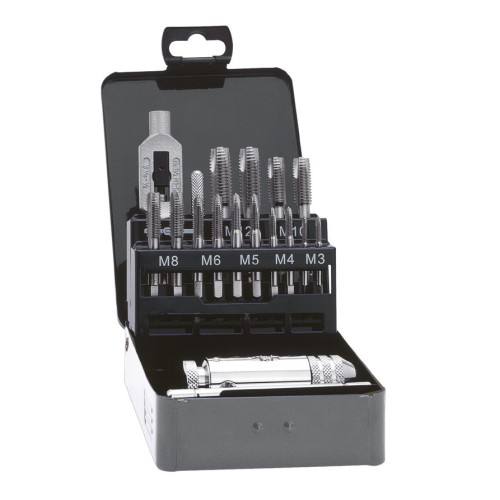 Juego machos de roscar a máquina Serie 520/33 de 16 piezas