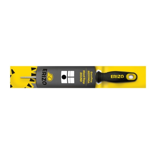 Escofina redonda basta de 6" con mango bimaterial y colgador