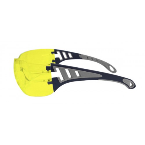 Gafas de seguridad alta visibilidad con patillas grises EVO