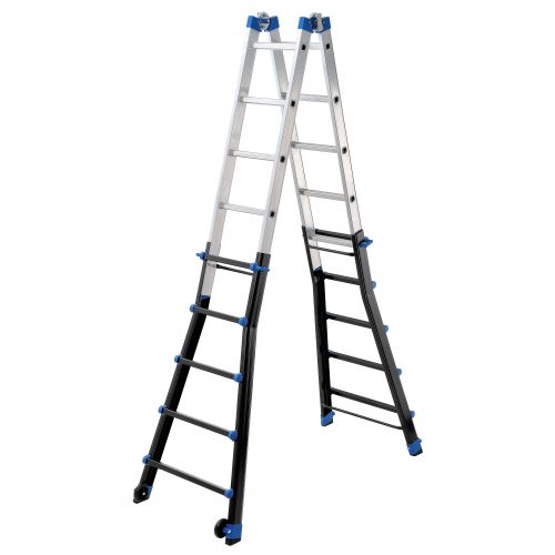 Escalera multifunción telescópica de aluminio PEPPina Pro (5+5) - antigua