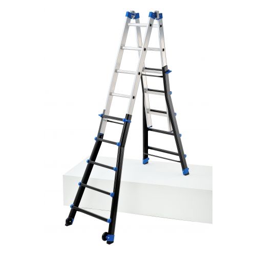 Escalera multifunción telescópica de aluminio PEPPina PRO ALU150