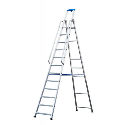 Escalera de tijera Stabila 60 Pro ALU 150 (12 peldaños)