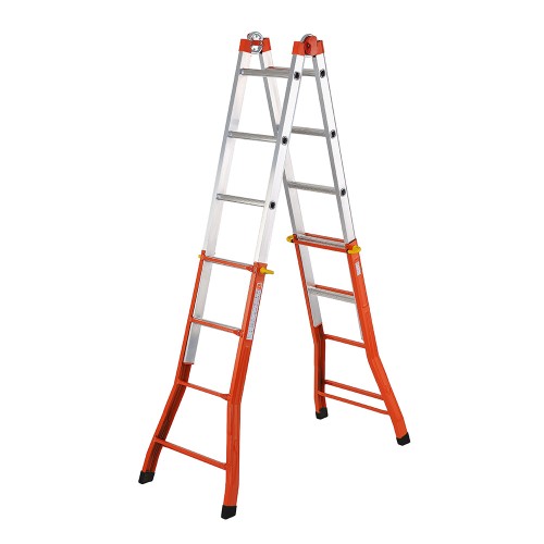 Escalera telescópica multiposición mixta Peppina 125 kg (4+5 peldaños)