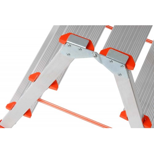 Escalera de tijera de doble subida de aluminio Stylo