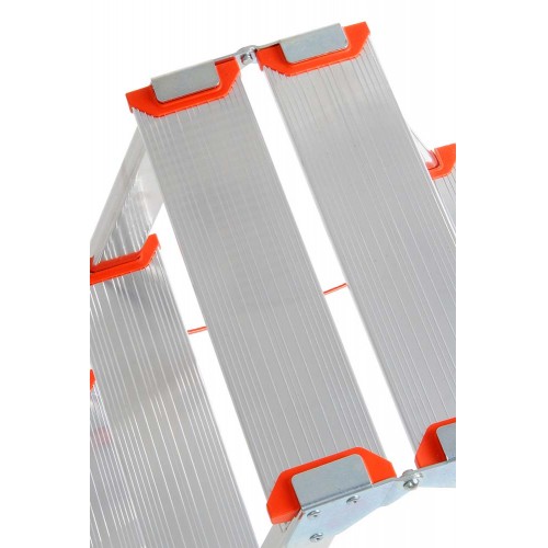 Escalera de tijera de doble subida de aluminio Stylo